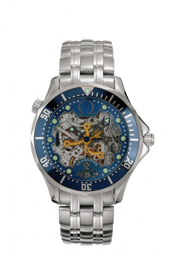 Omega Seamaster Diver 300M Automatic 41 White Gold / Skeleton / Bracelet / 50th Anniversary 2934.80.00