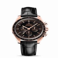 Omega Speedmaster Professional Moonwatch 3861 Sedna Gold / Black / Alligator 310.63.42.50.01.001