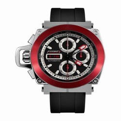 Formex Motorsport Automatic Chronograph Red Bezel / Black / Rubber 3100.1.8140.910