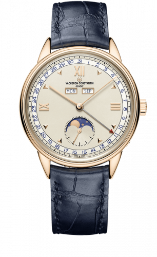 Vacheron Constantin Historiques Triple Calendrier 1948 Pink Gold / Silver / Blue 3100V/000R-B422
