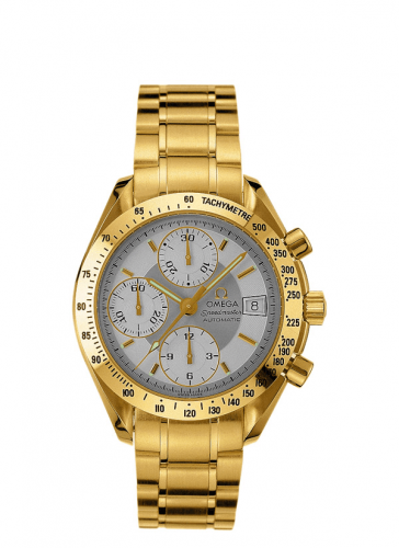 Omega Speedmaster Date 39 Yellow Gold / Silver / Bracelet 3113.30.00