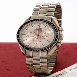 Omega Speedmaster Professional Moonwatch Apollo XI 25th White Gold Bracelet 3192.30.00