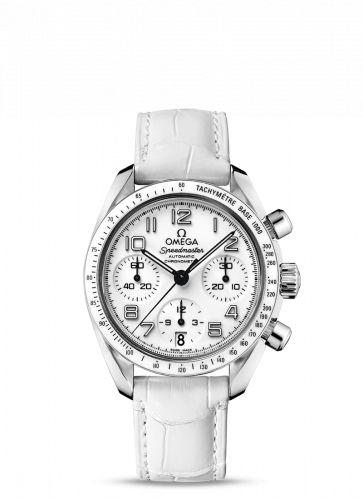 Omega Speedmaster Date 38 Stainless Steel / White 324.33.38.40.04.001