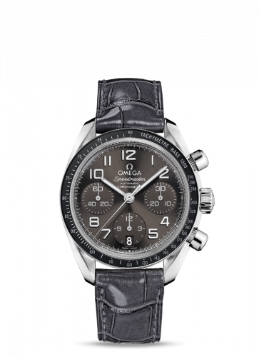 Omega Speedmaster Date 38 Stainless Steel / Grey 324.33.38.40.06.001