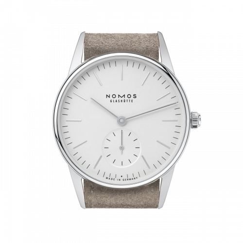 Nomos Glashutte Orion 33 Weiss Glasboden 324