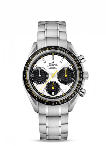 Omega Speedmaster Racing Co-Axial Chronograph Stainless Steel / Silver-Yellow / Bracelet 326.30.40.50.04.001