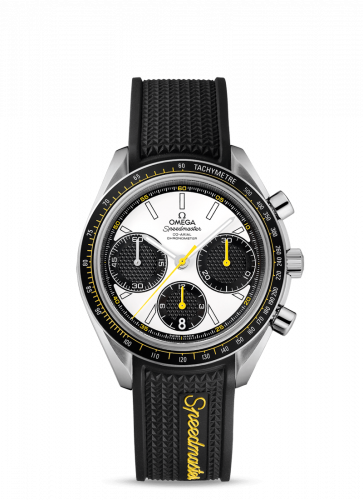 Omega Speedmaster Racing Co-Axial Chronograph Stainless Steel / Silver-Yellow / Rubber 326.32.40.50.04.001