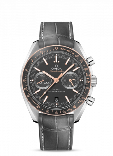 Omega Speedmaster Racing Master Co-Axial Stainless Steel / Sedna / Grey / Alligator 329.23.44.51.06.001