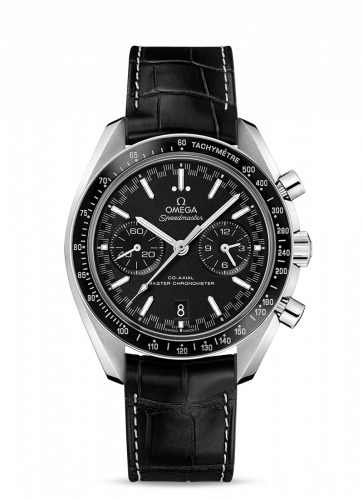 Omega Speedmaster Racing Master Co-Axial Stainless Steel / Black / Alligator 329.33.44.51.01.001