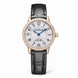 Jaeger-LeCoultre Rendez-Vous Date Small Quartz Pink Gold / Diamond / Silver / Alligator 3402530
