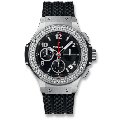Hublot Big Bang 41 Stainless Steel / Diamond / Black 341.SX.130.RX.114