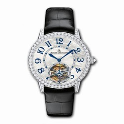 Jaeger-LeCoultre Rendez-Vous Tourbillon White Gold Mother of Pearl Blue 3413408