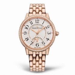 Jaeger-LeCoultre Rendez-Vous Night & Day Medium Pink Gold / Diamond / Silver / Bracelet 3442130