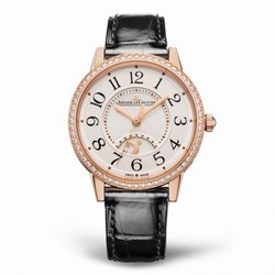 Jaeger-LeCoultre Rendez-Vous Night & Day Medium Pink Gold / Diamond / Silver / Alligator 3442430