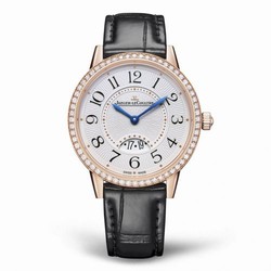 Jaeger-LeCoultre Rendez-Vous Date Medium Quartz Pink Gold / Diamond / Silver / Alligator 3472530