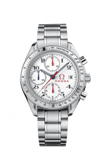 Omega Speedmaster Date 40 Stainless Steel / White / Bracelet / Olympic Los Angeles 1932 3513.20.00