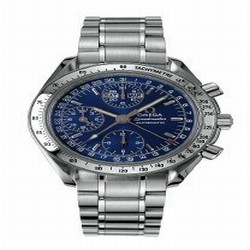 Omega Speedmaster Day-Date 39 Stainless Steel / Blue / Bracelet 3523.80.00