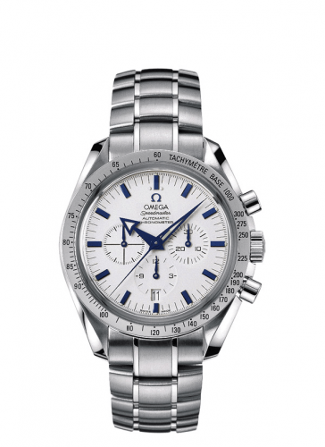 Omega Speedmaster Broad Arrow Stainless Steel / White / Bracelet 3551.20.00