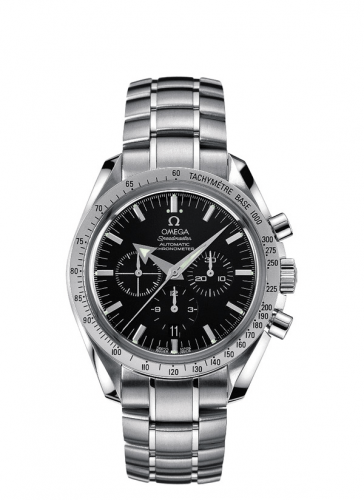 Omega Speedmaster Broad Arrow Stainless Steel / Black / Bracelet 3551.50.00