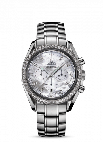 Omega Speedmaster Broad Arrow Stainless Steel / Diamond / MOP / Bracelet 3555.75.00