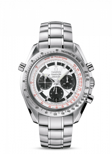 Omega Speedmaster Broad Arrow Co-Axial Rattrapante Stainless Steel / Panda / Bracelet 3582.31.00