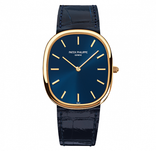 Patek Philippe Golden Ellipse 3738 Yellow Gold / Blue 3738/100J-012