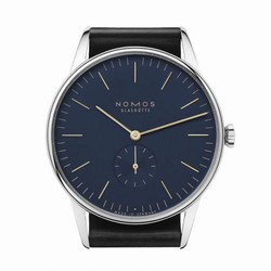 Nomos Glashutte Orion 38 Nachtblau Glasboden 389