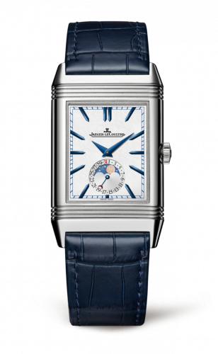 Jaeger-LeCoultre Reverso Tribute Moon Stainless Steel / Silver / Alligator 3958420