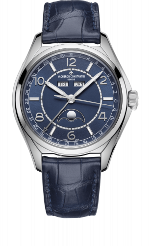 Vacheron Constantin FiftySix Complete Calendar Stainless Steel / Blue 4000E/000A-B548