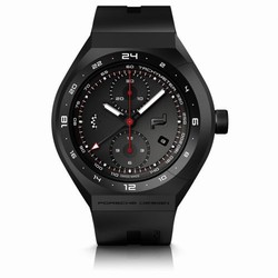 Porsche Design Monobloc Actuator 24H - Chronotimer Black & Rubber 4046901568047