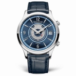 Jaeger-LeCoultre Master Control Memovox Timer Stainless Steel / Blue / Alligator 410848J