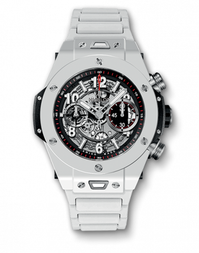 Hublot Big Bang Unico 45 White Ceramic / Bracelet 411.HX.1170.HX