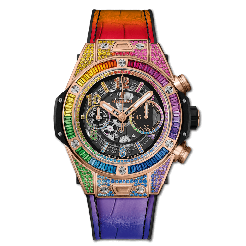 Hublot Big Bang Unico 45 King Gold / Rainbow 411.OX.9910.LR.0999