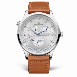 Jaeger-LeCoultre Master Control Geographic Stainless Steel / Silver / Calf 4128420