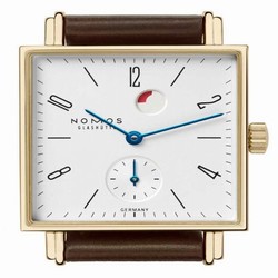 Nomos Glashutte Tetra Gold Gangreserve 414