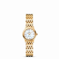 Omega De Ville Prestige Quartz 22 Yellow Gold / MOP Diamond / Bracelet 4170.76.00