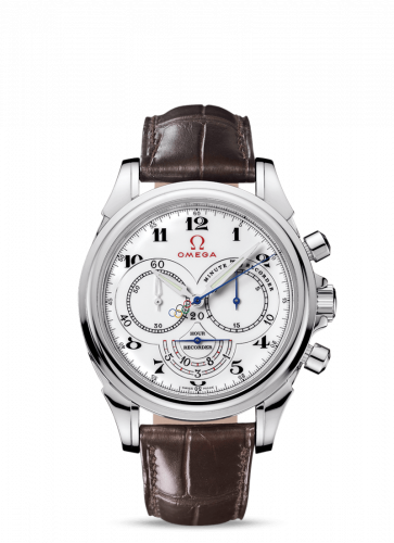 Omega De Ville Co-Axial 41 Chronoscope Stainless Steel / White / Olympic 422.13.41.50.04.001