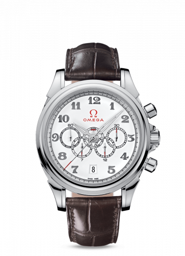 Omega De Ville Co-Axial 41 Chronograph Stainless Steel / White / Olympic Timeless 422.13.41.52.04.001