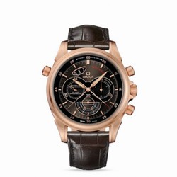 Omega De Ville Co-Axial 44 Chronoscope Rattrapante II Red Gold / Brown 422.53.44.51.13.001