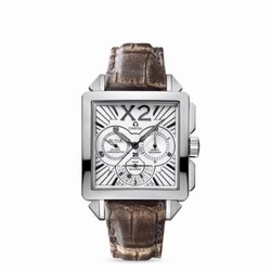 Omega De Ville X2 Co-Axial 37 Chronograph Stainless Steel / Silver 423.13.37.50.02.001