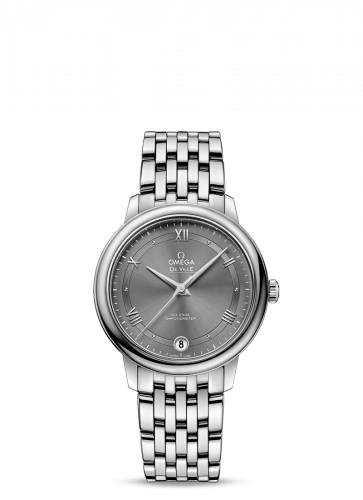 Omega De Ville Prestige Co-Axial 32.7 Stainless Steel / Vintage Grey / Bracelet 424.10.33.20.06.001