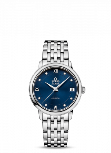 Omega De Ville Prestige Co-Axial 32.7 Stainless Steel / Blue / Stainless Steel 424.10.33.20.53.001