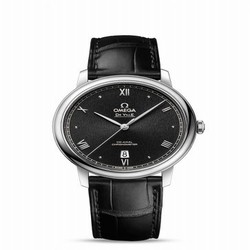 Omega De Ville Prestige Co-Axial 39.5 Stainless Steel / Black Sunburst 424.13.40.20.01.002