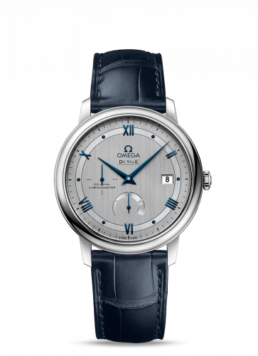 Omega De Ville Prestige Co-Axial 39.5 Power Reserve Stainless Steel / Vintage Silver 424.13.40.21.02.003