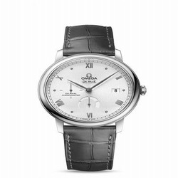 Omega De Ville Prestige Co-Axial 39.5 Power Reserve Stainless Steel / Silver Sunburst 424.13.40.21.02.005