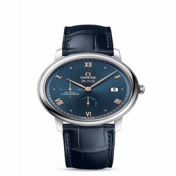 Omega De Ville Prestige Co-Axial 39.5 Power Reserve Stainless Steel / Blue Sunburst 424.13.40.21.03.003