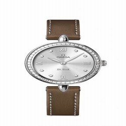 Omega De Ville Prestige Dewdrop Quartz 27.4 Stainless Steel / Silver / Diamond 424.17.27.60.52.001