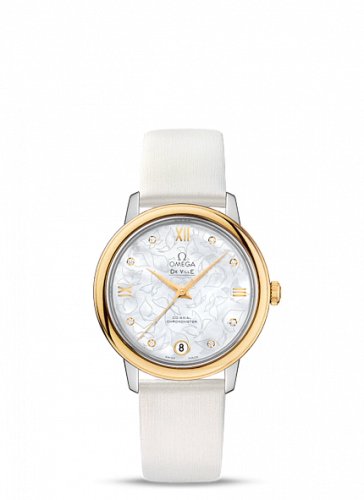 Omega De Ville Prestige Co-Axial 32.7 Stainless Steel / Yellow Gold / MOP Butterfly 424.22.33.20.55.002