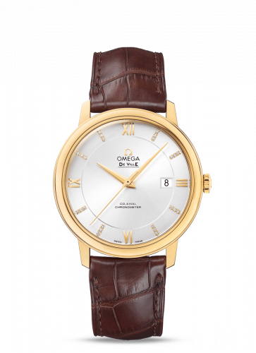 Omega De Ville Prestige Co-Axial 39.5 Yelllow Gold / Silver 424.53.40.20.52.001