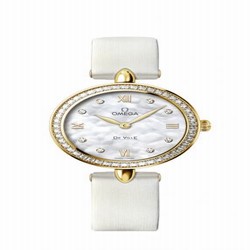 Omega De Ville Prestige Dewdrop Quartz 27.4 Yellow Gold / Diamond 424.57.27.60.55.001